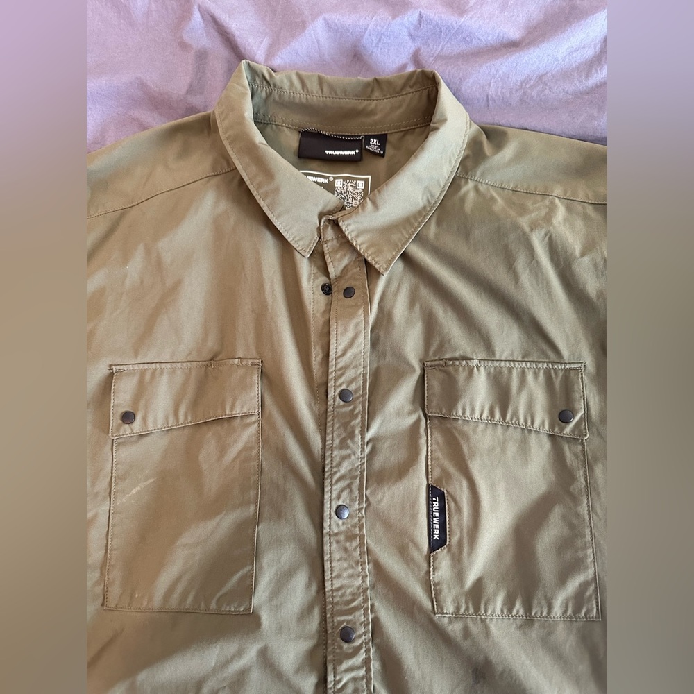 Mens Truewerk Cloud Short Sleeve Shirt - XXL